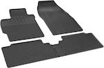 Rigum Set of Front and Rear Mats 5pcs from Rubber for Toyota Auris / Corolla Black