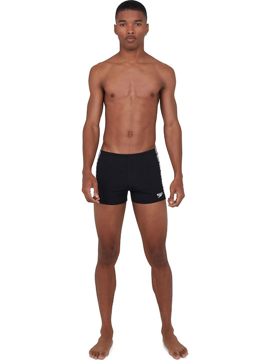 Speedo Boomstar Splice Costum de baie pentru bărbați Pantaloni scurți Negru Cu dungi