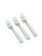 Nava Acer Set of Forks Table Silver 10-127-051 3pcs