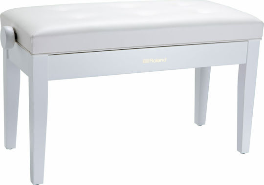 Roland RPB-D300 Duet Stool Piano Adjustable Satin White L75xW34xH48-58cm