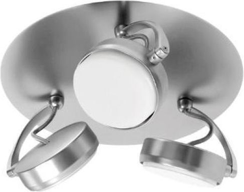 Panafan Dreifach Spot mit Fassung null in Silber Farbe