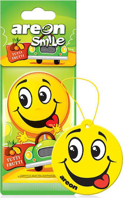 Areon Cartelă Aromatică Agățătoare Mașină Smile Dry Tutti Frutti 1buc