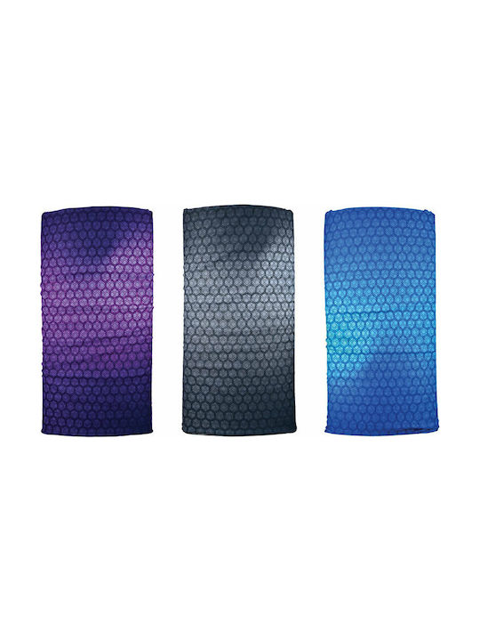 Oxford Comfy Prismatic Περιλαίμια Αναβάτη Μοτοσυκλέτας από Πολυεστέρα Πολύχρωμο 3τμχ