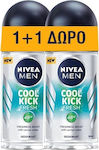 Nivea Men Cool Kick Fresh Αποσμητικό 48h σε Roll-On 2x50ml