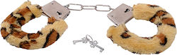 Toyz4lovers Bestseller Handcuffs With Fur Cătușe în Culoarea Maro