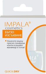 Impala Cosmetics Top Coat for Simple Nail Polishes Quick Dry 12ml Impala Cosmetics Top Coat for Simple Nail Polishes Quick Dry 12ml