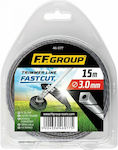 F.F. Group FastCut Square Twist Brush Cutter Trimmer Line 4mm 47m 46083