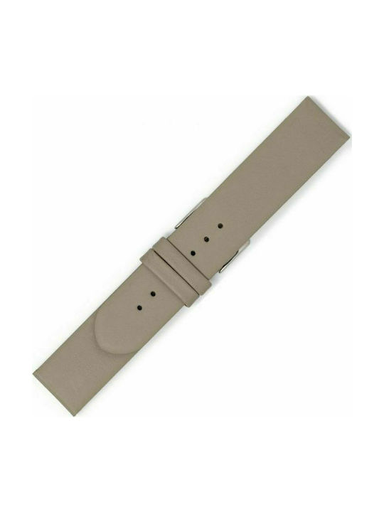 Strap Leather 22mm 0508BZD Beige Dark Beige