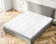 Beauty Home Mattress Topper Cool Max Semi-Double Foam with Elastic Straps 110x200x3.5cm