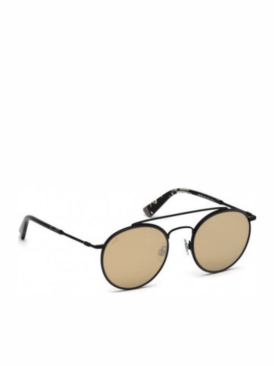 Web Men's Sunglasses with Black Metal Frame and...