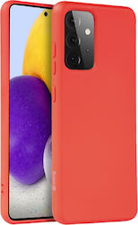 Crong Color Premium Back Cover Silicone Red (Ga...