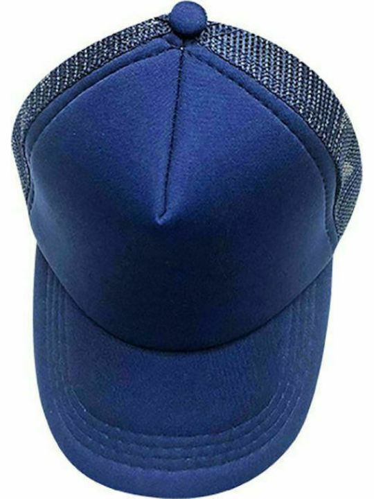Summertiempo Kids' Hat Jockey Fabric 42-2374 Blue