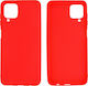 Ancus Back Cover Silicone Red (Galaxy A12)
