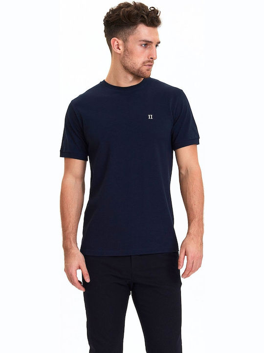 Les Deux Men's Short Sleeve T-shirt Navy Blue LDM101007-4646