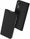 Dux Ducis Skin Pro Book Synthetic Leather Black...