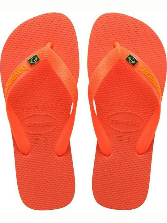 Havaianas Brasil Layers Flip Flops bărbați Portocaliu