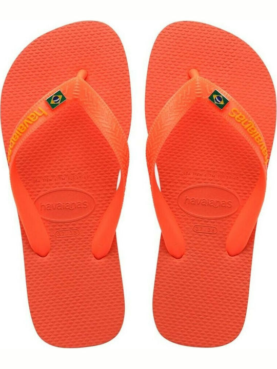 Havaianas Brasil Layers Men's Flip Flops Orange