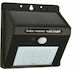 Eurolamp Wall Mounted Solar Light 0.55W 80lm Cold White 6500K with Motion Sensor IP65