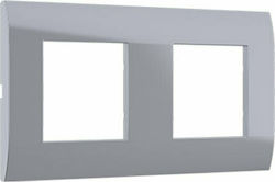 Aca Modys Schalterrahmen 2-fach Horizontale Mon...
