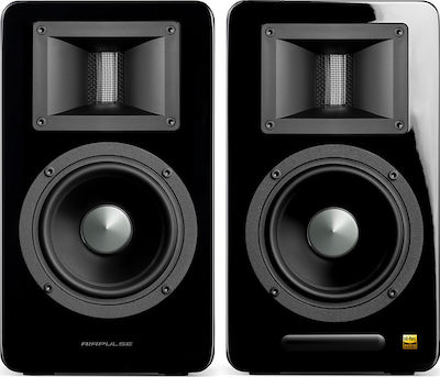 Airpulse A100 Home Entertainment Active Speaker 2 No of Drivers with Bluetooth 100W Black (Pair)