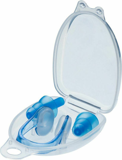 CressiSub Silicone Earplugs for Swimming in Blue Colour DF200180 2 Pieces