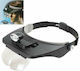 MG81001-A ED Safety Glasses with Magnification with Transparent Lenses and LED Light 1pcs