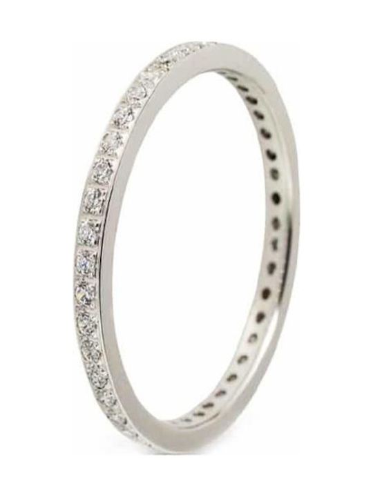 Maschio Femmina Eternity Σετ Βέρες από Λευκόχρυσο 14Κ