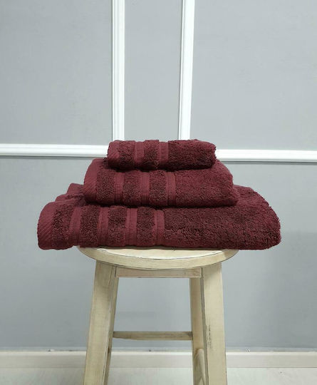 Joli Hotel Bathroom Towel 140x75 cm 600gsm Burgundy