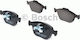 Bosch Σετ Τακάκια Εμπρός 2τμχ για Ford Transit / Fiesta / Focus / Tourneo Connect Ford