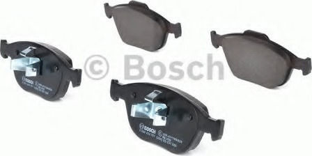 Bosch Σετ Τακάκια Εμπρός 2τμχ για Ford Transit / Fiesta / Focus / Tourneo Connect Ford