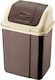 Viosarp Plastic Waste Bin 2lt Brown