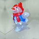 Eurolamp Illuminated Christmas Plastic Figure SNowman Height 26cm