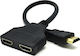 Andowl Q-C29 Μετατροπέας HDMI male σε HDMI 2x female 1τμχ