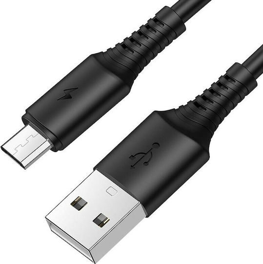 Borofone BX47 Coolway Regulär USB 2.0 auf Micro-USB-Kabel Schwarz 1m 1Stück