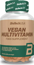 Biotech USA Vegan Multivitamin Vitamin für Energie & das Immunsystem 60 Registerkarten