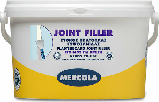Mercola Joint Filler General Purpose Filler Acrylic Gypsum Board Spatula White 1kg