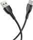 Borofone BX51 Triumph USB 2.0 Cable USB-C Male - USB-A 60W Black 1m 43930
