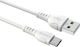 Borofone BX51 Triumph USB 2.0 Cable USB-C Male - USB-A 18W White 1m 43947