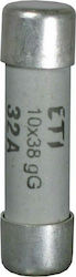 ETI Zylindrische Keramik Sicherung 10x38mm 6A