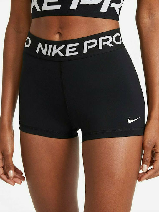 Nike Pro Women's Running Legging Shorts Dri-Fit Black