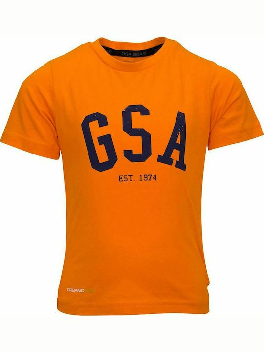 Kids' T-shirt Orange Boys Graphic