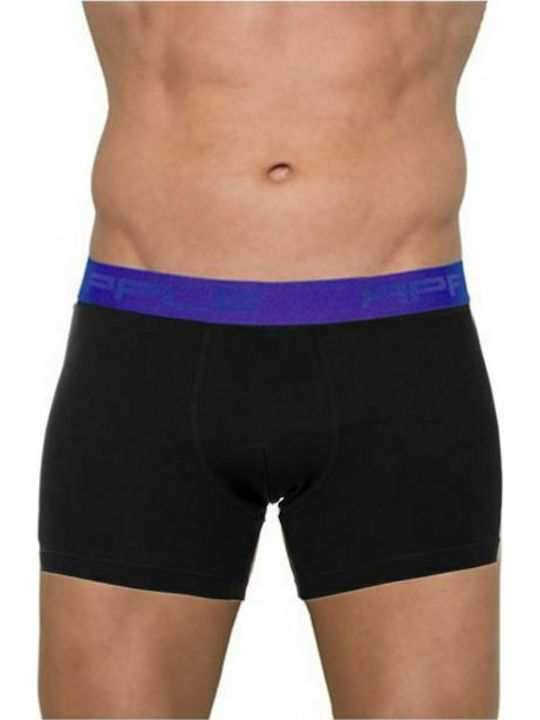 Apple Boxer Herren Boxershorts Black / Purple 1...
