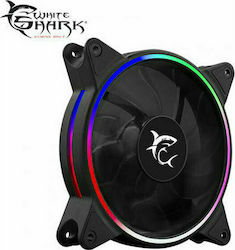 White Shark Gravity 120mm 4-Pin Molex RGB Lighting Case Fan