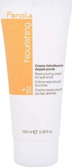 Fanola Nourishing Restructuring Cream Leave-in Hair Care Conditioner Αναδόμησης/Θρέψης για Ξηρά Μαλλιά 100ml