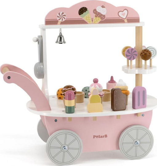 Viga Toys Kids Shop Mini Ice Cream Shop made of Wood for 3+ Years Old