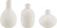 Raeder Διακοσμητικό Βάζο Porzellan White 5cm 3Stück