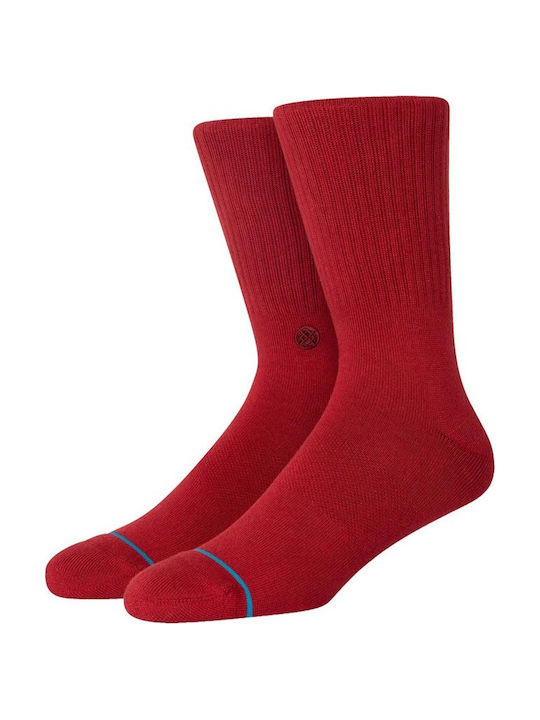Stance Icon Athletic Socks Red 1 Pair