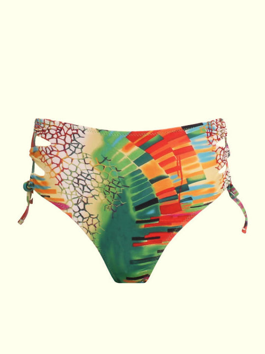 Bikini Slip Ψηλόμεσο Floral