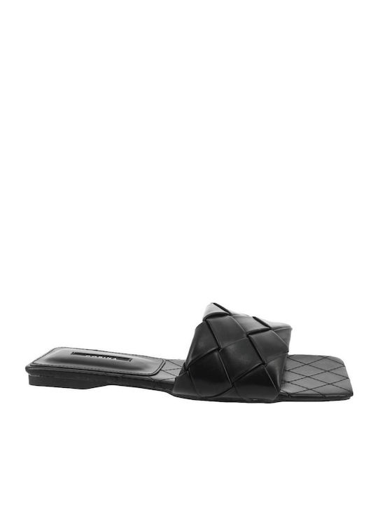 IQ Shoes C1461 Damen Flache Sandalen in Schwarz Farbe 107.C1461