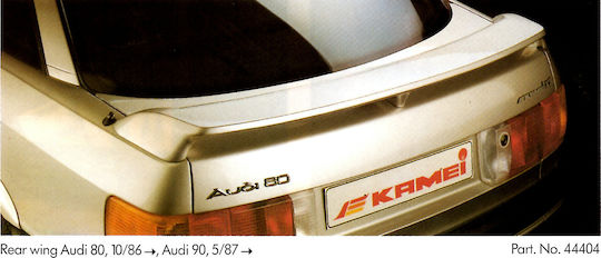 Kamei Kofferraumspoiler Audi 80 / 90 Limousine